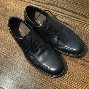 Mens Black Bostonian Oxford Dress Shoes US Size 10